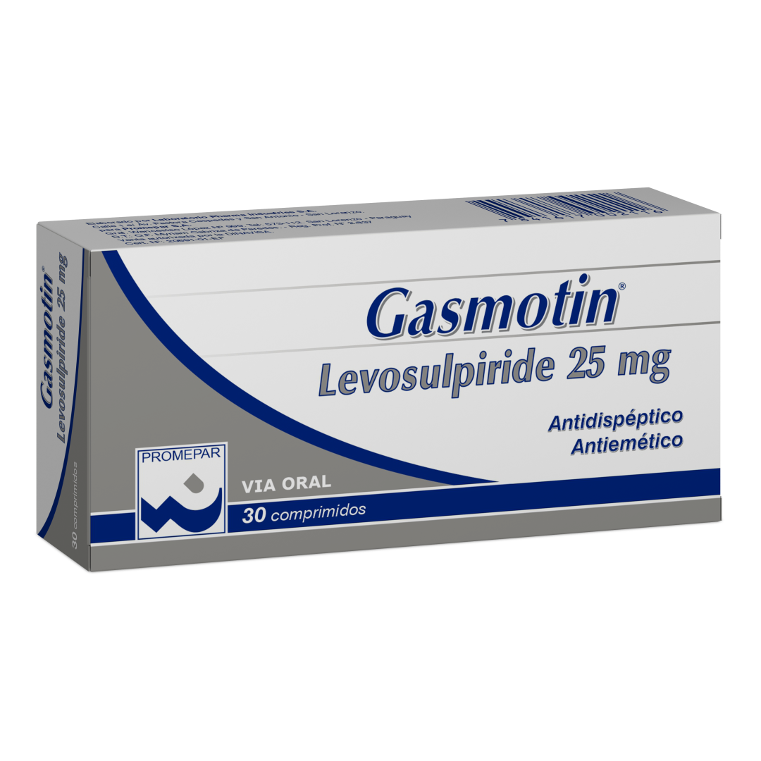 Gasmotin 25 Mg Promepar Caja X 30 Comp.