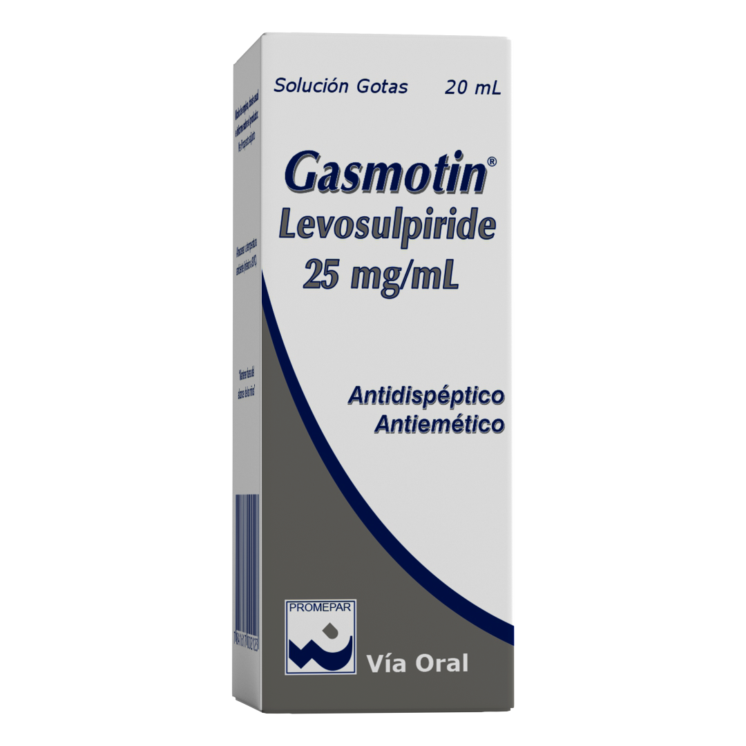 Gasmotin 25 Mg Promepar Fco. X 20 Ml.