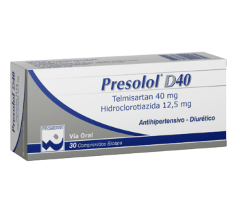Presolol D 40 Mg Caja X 30 Comp.