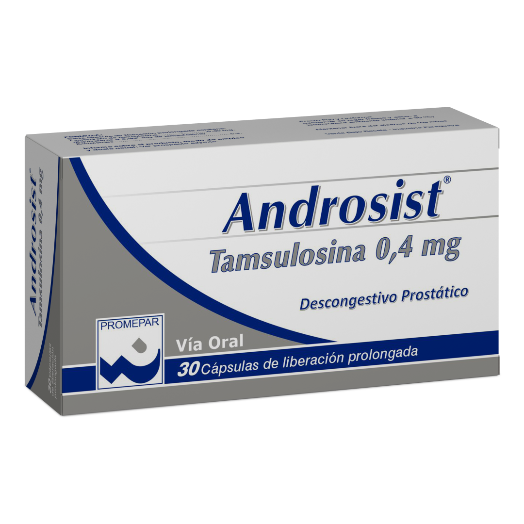 Androsist 0,4 Mg Caja X 30 Caps.
