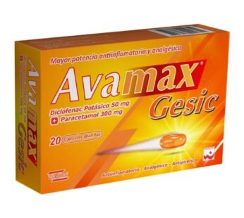 Avamax Gesic X 20 Caps Blandas.