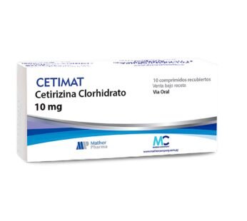 Cetimat 10 Mg Caja X 10 Copm. Rec.
