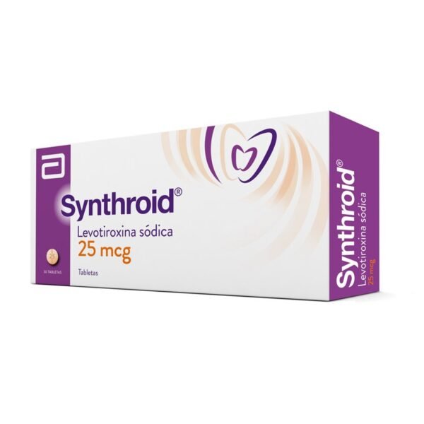 Synthroid 25 Mcg Caja X 30 Tab.