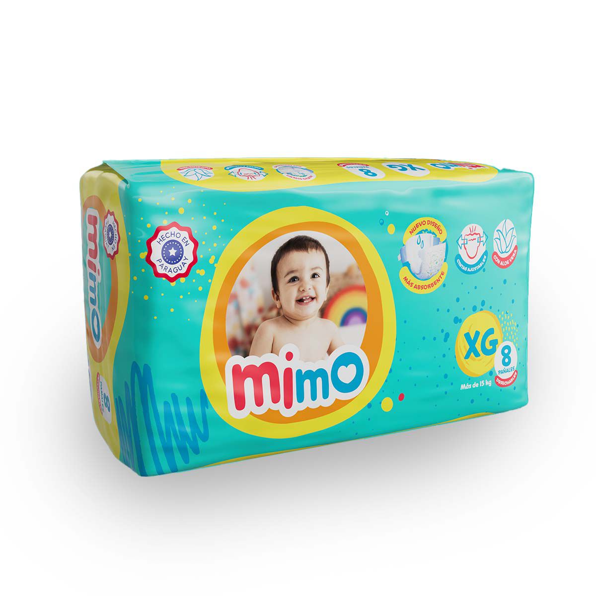 Mimo Pañal Eco Xg X 8 Un