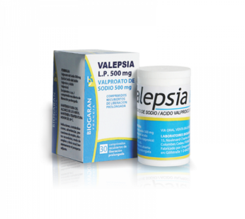 Valepsia Lp 500 Mg Caja X 30 Comp.Rec.