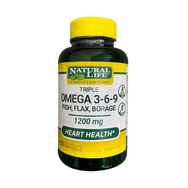 Natural Life Omega 3-6-9 1200mg X 60soft