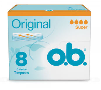 O.B. Tampones Super X 8 Unidades.