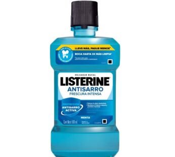 Listerine Anti-Sarro Enjuague bucal X 500ml.
