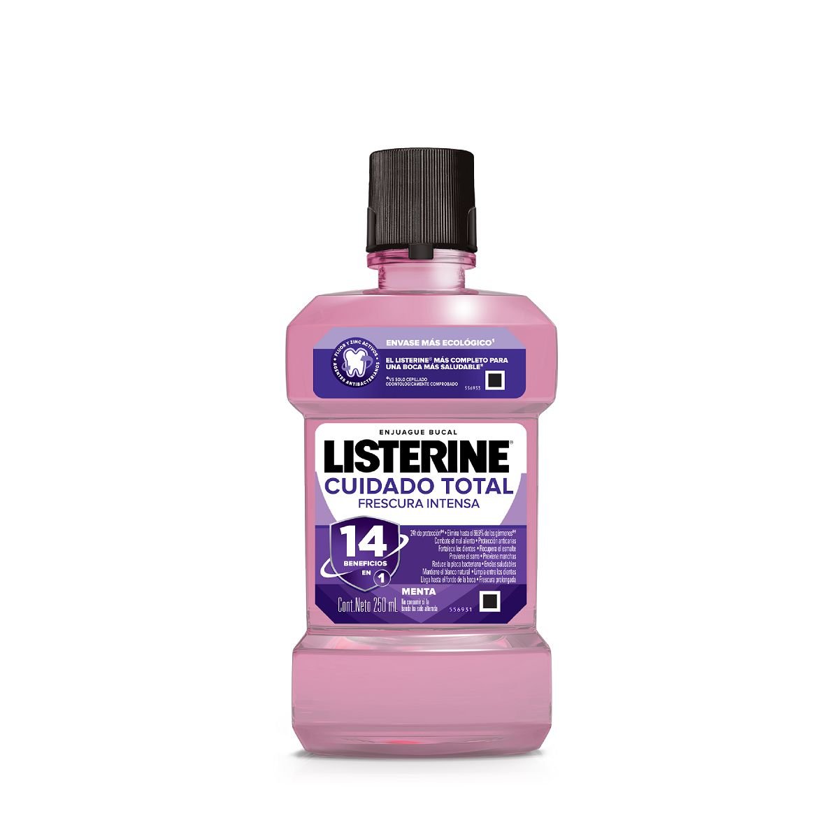 Listerine Cuidado Total Menta X 250 Ml