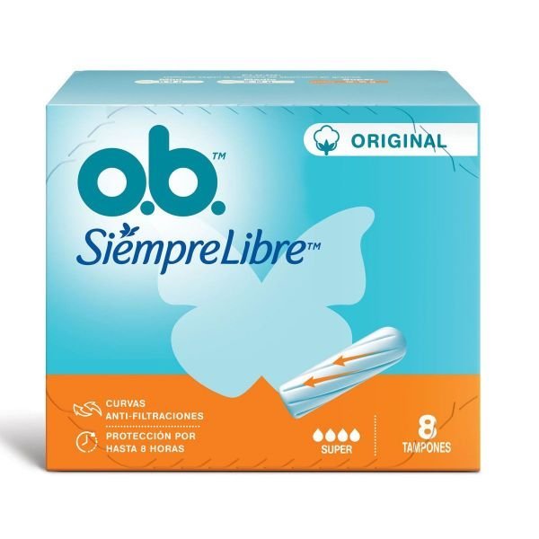 O.B. Tampones Original Super X 8 Un