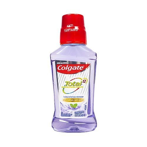 Colgate Total 12 Anti Sarro Zero Enjuague Bucal X 250ml.