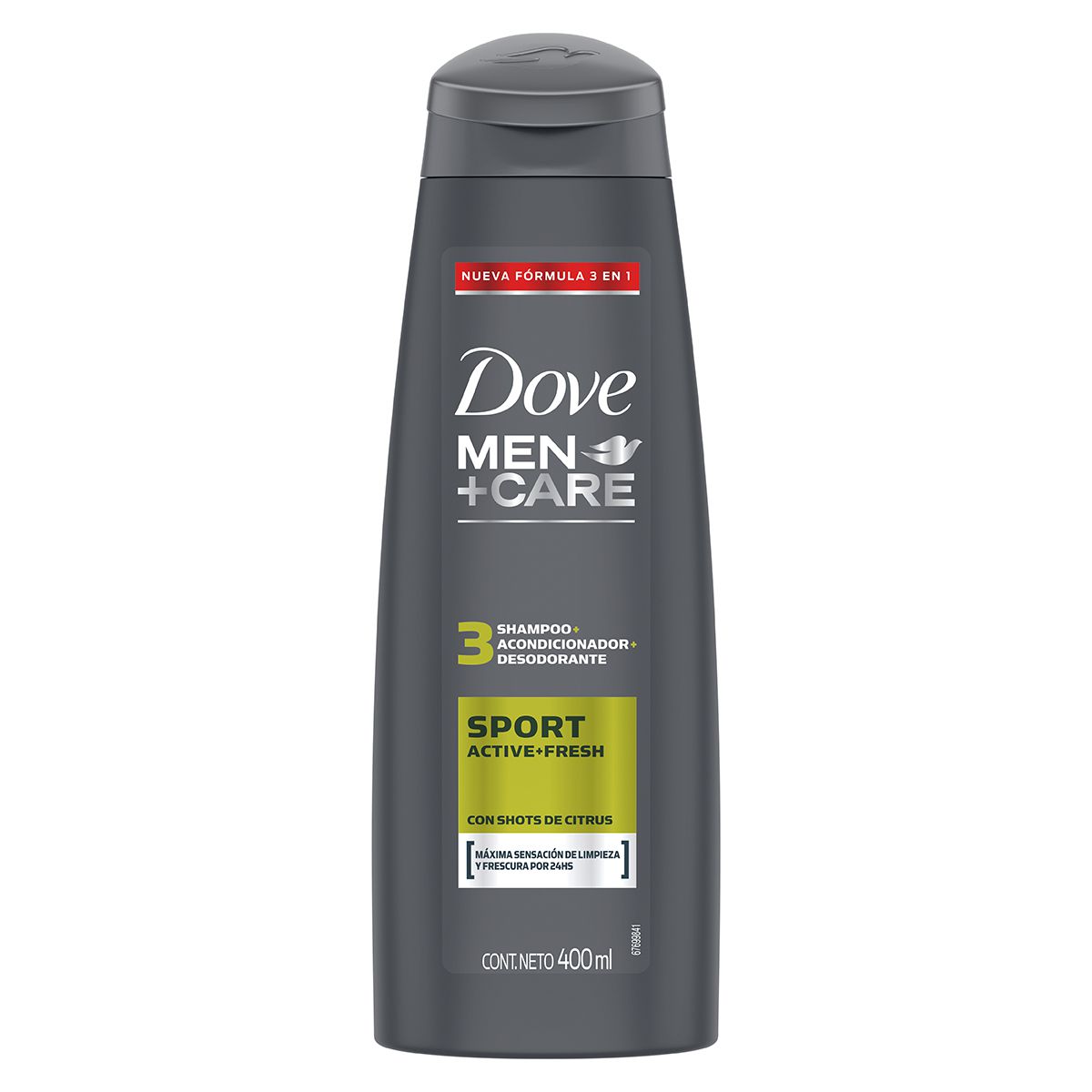 Dove Sh Men 2en1 Fuerza Extrema X 400 Ml