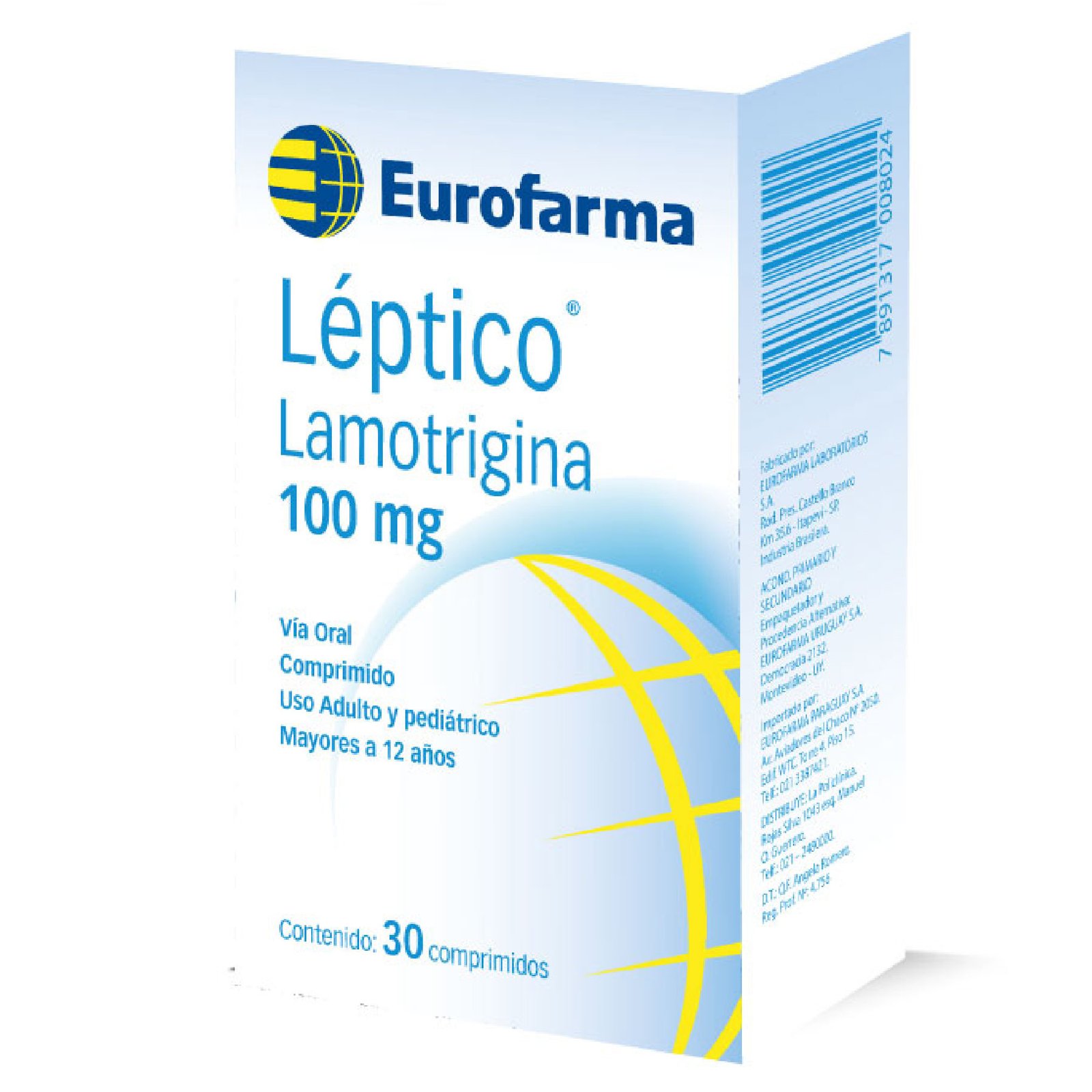 Leptico 100 Mg Caja X 30 Comp.