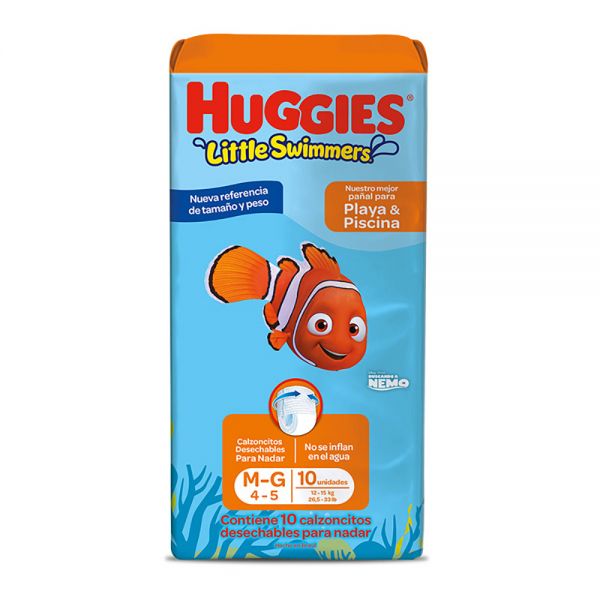 Huggies Little Swimmers M/G X 10 Un