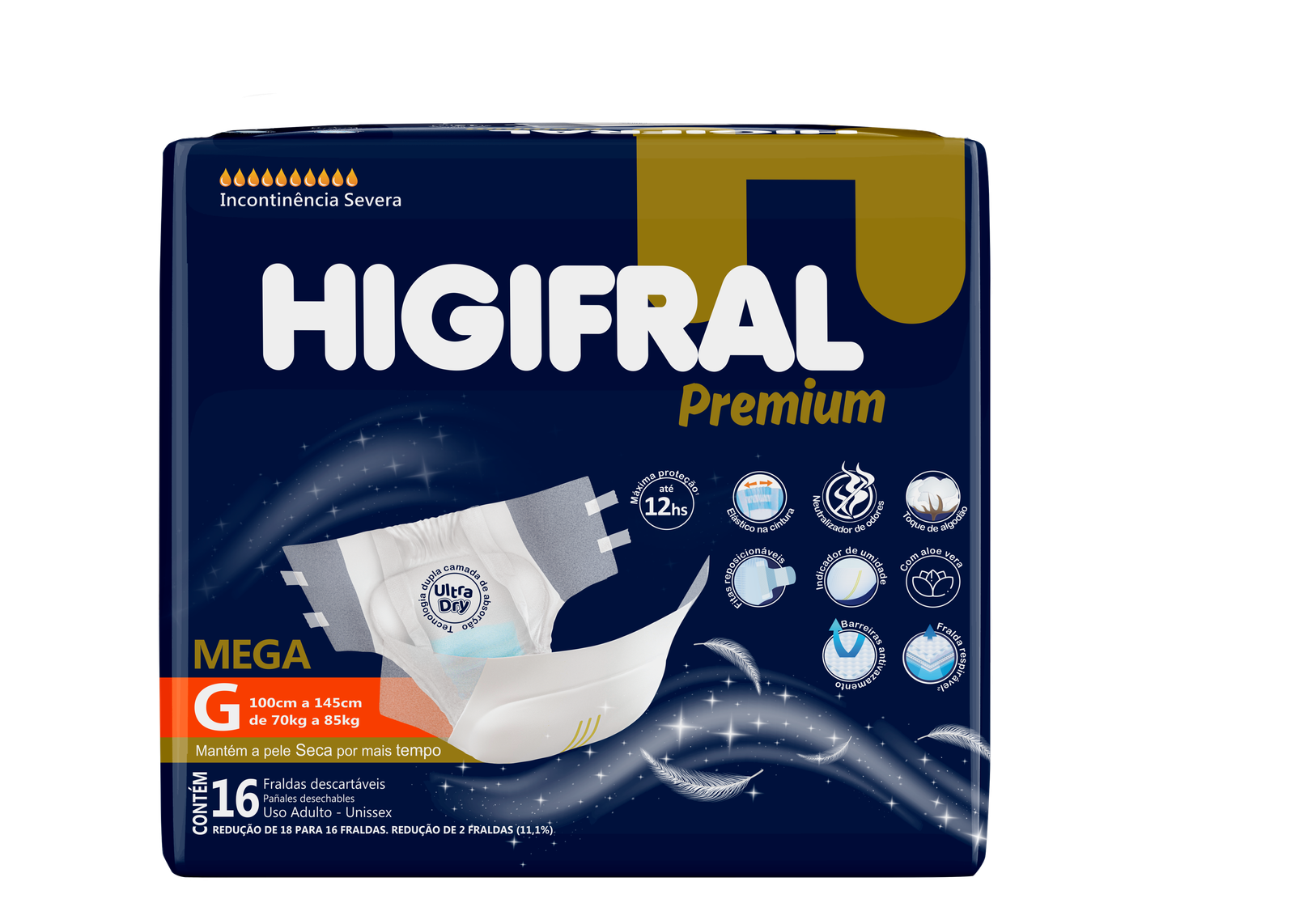 Higifral Premium Mega Ad. G X 16 Un