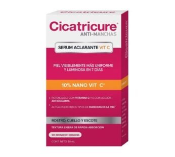 Cicatricure Serum Aclar. Vit C X 30 Ml.