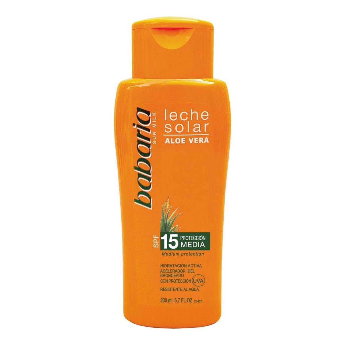 Babaria Sun Milk Spf15 X 200ml