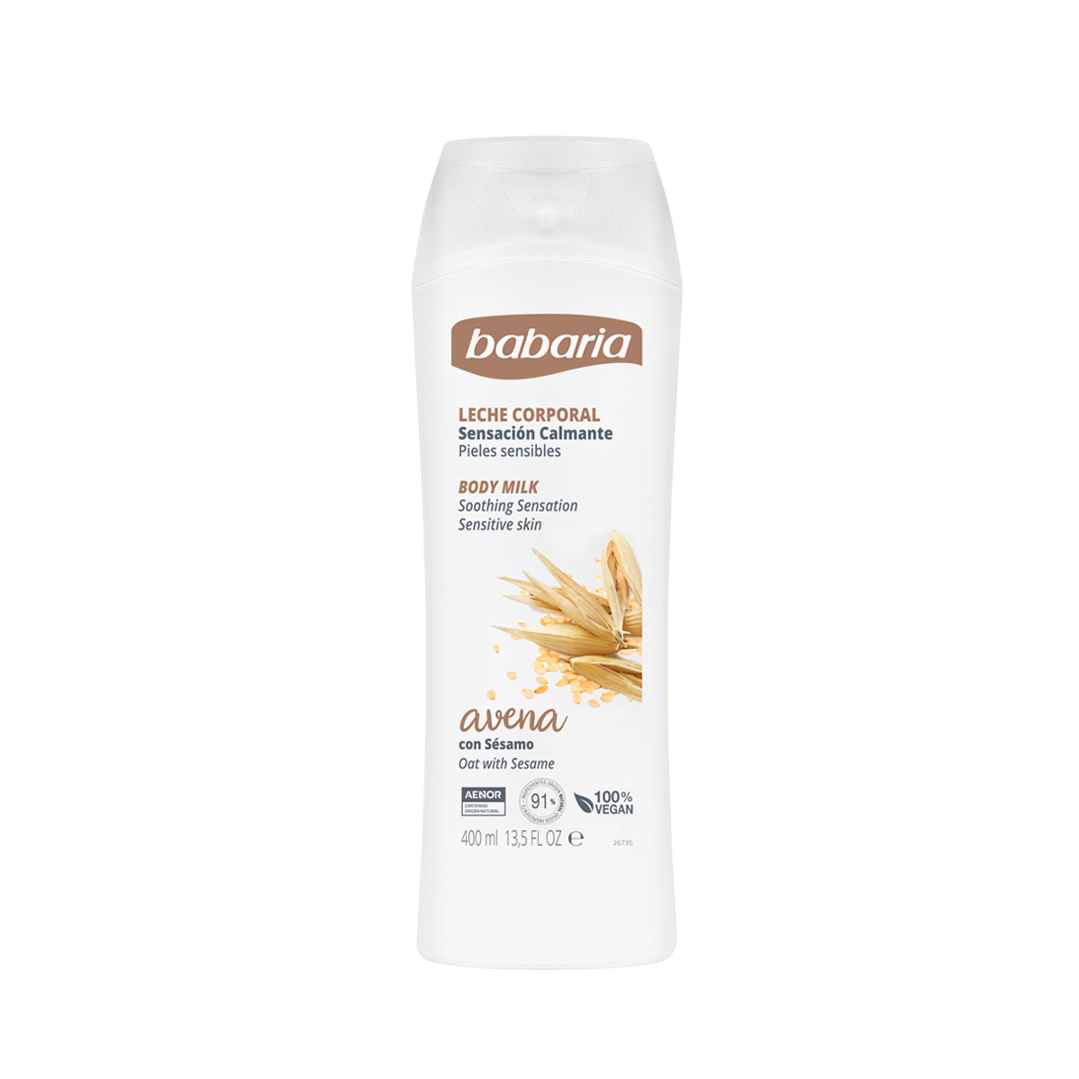 Babaria Leche Corp. Piel Sensible X 400m