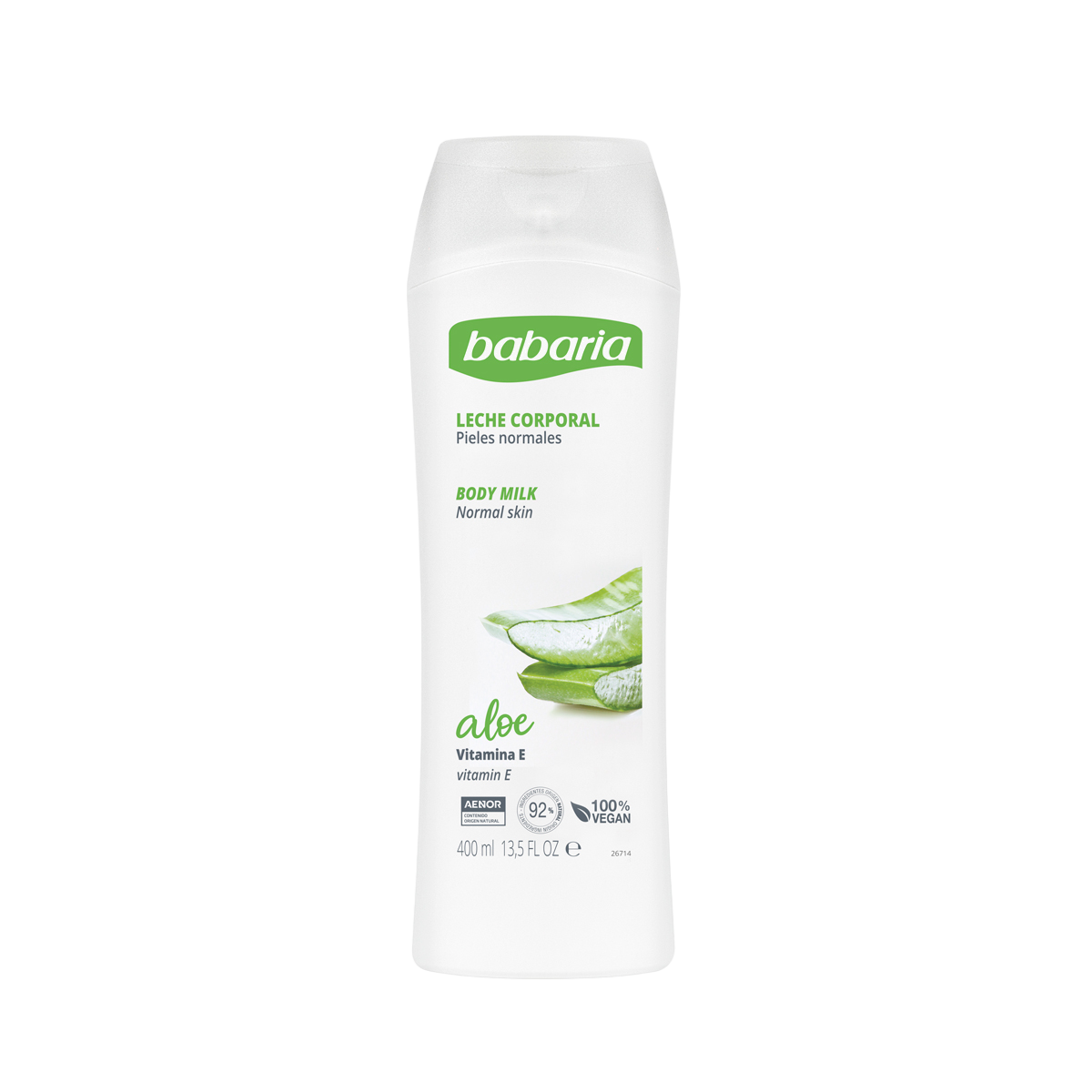 Babaria Leche Corp. Piel Normal X 400m