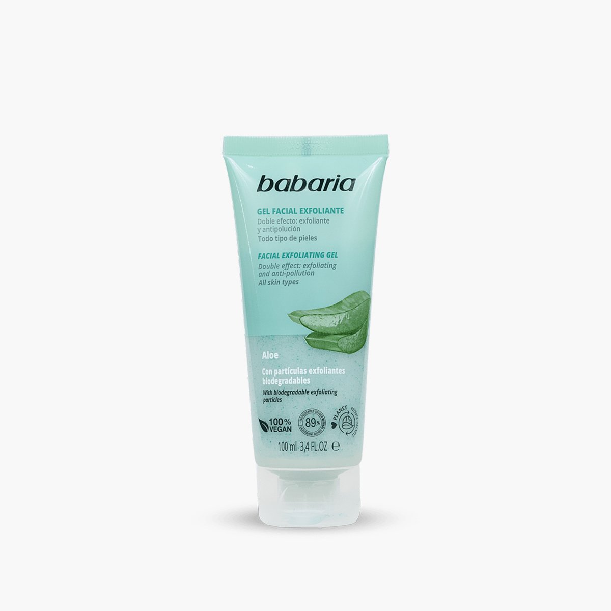 Babaria Gel Facial Exfoliante Aloe X 100