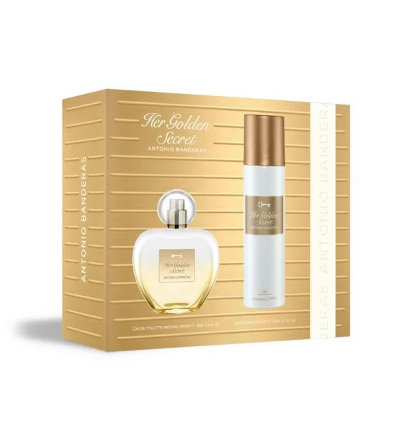 Antonio Banderas Her Golden Secret (Edt 80ml + Deo)