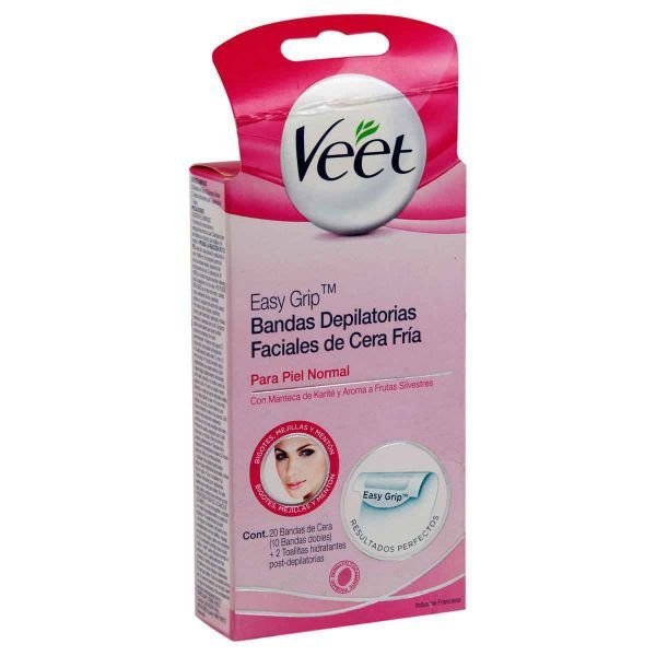 Veet Banda Depil. Facial Caja X 12 Banda