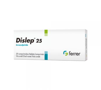 Dislep 25 Mg. Caja X 20 Comp.