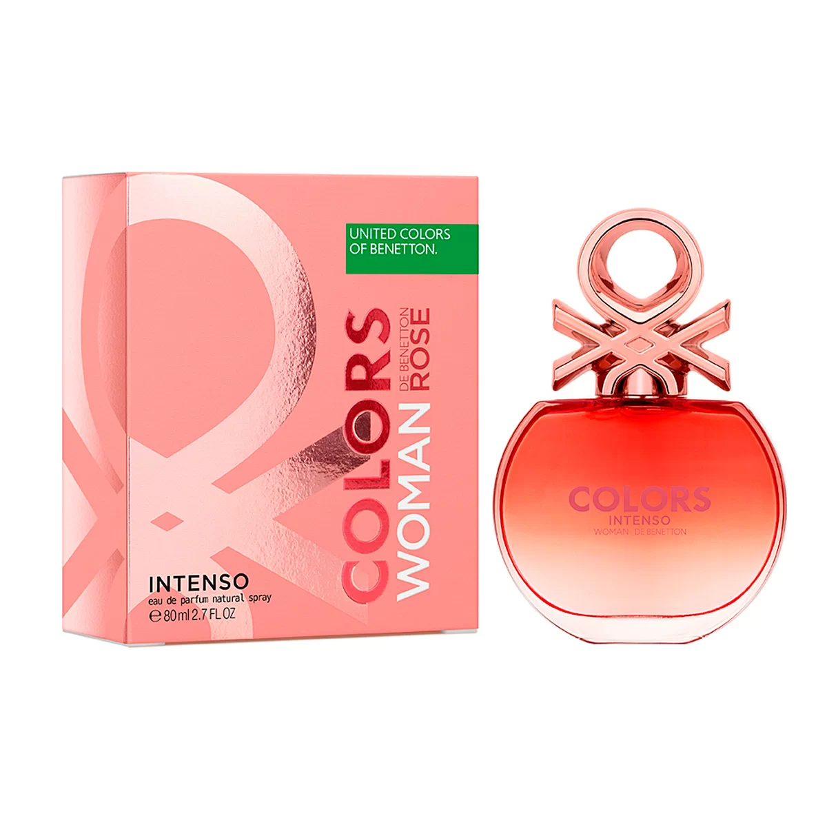 Benetton Colors Rose Intenso Edt X 80 Ml