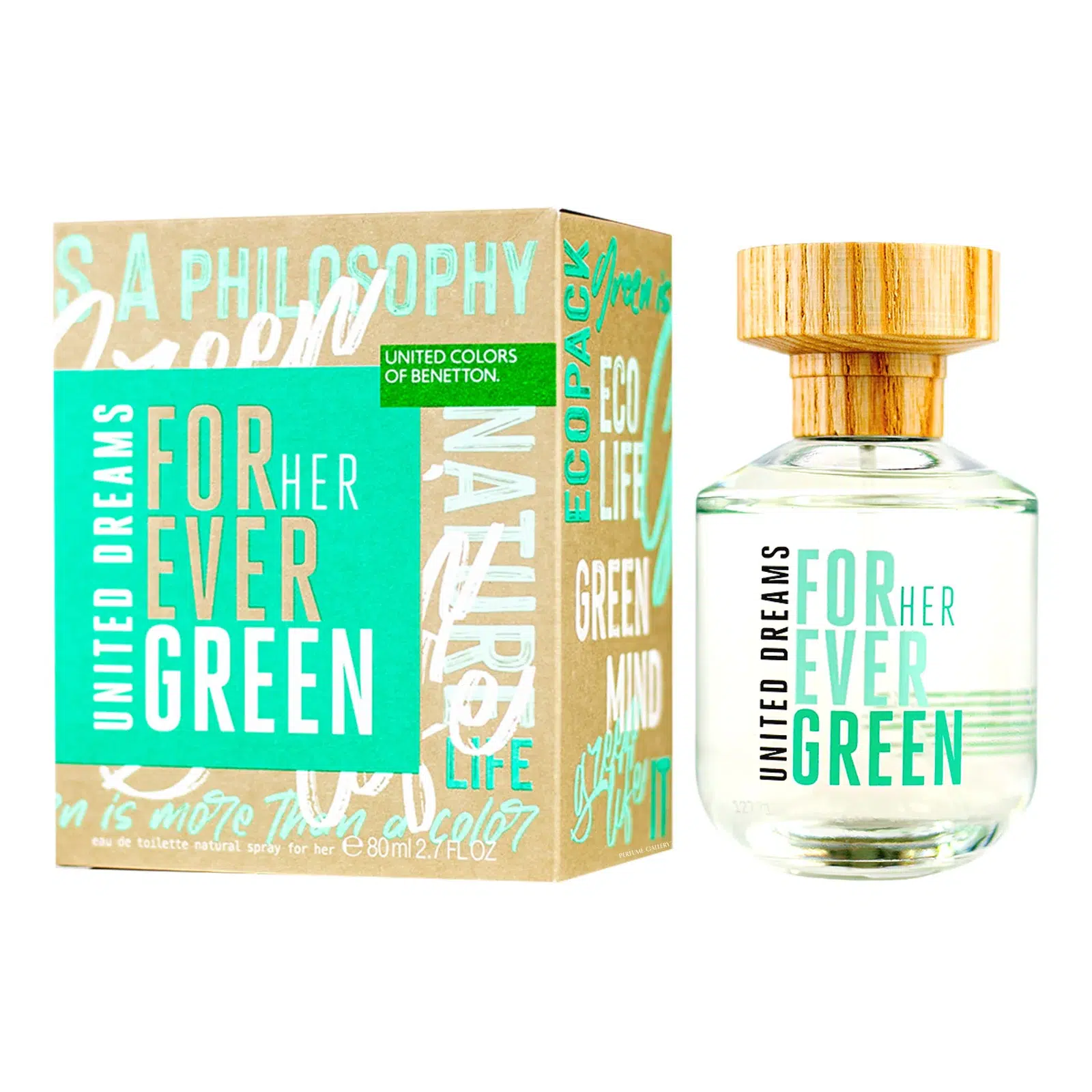 Benetton Forever Green Woman Edt 80 Ml