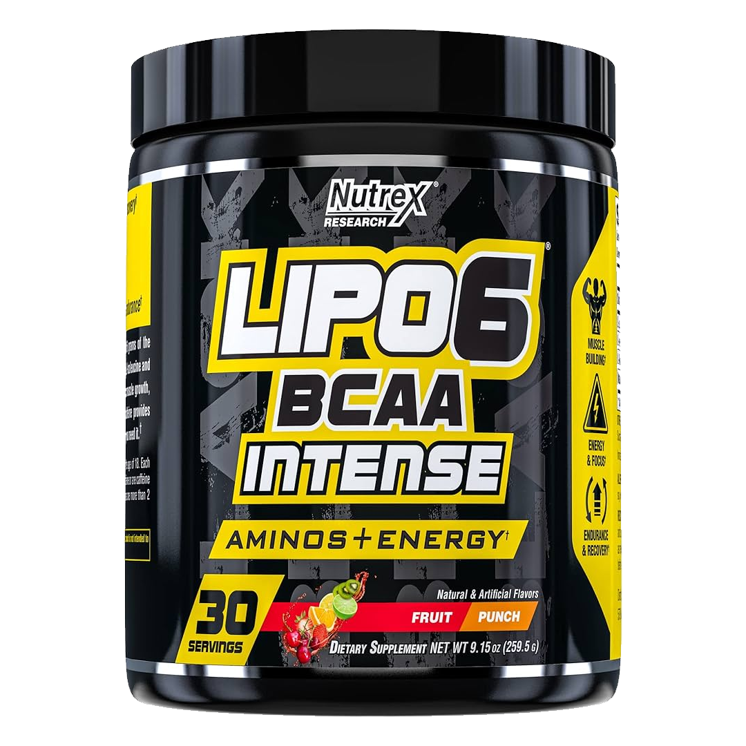 Lipo-6 Bcaa Intense Fruit Punch X 259.5g Nutrex.