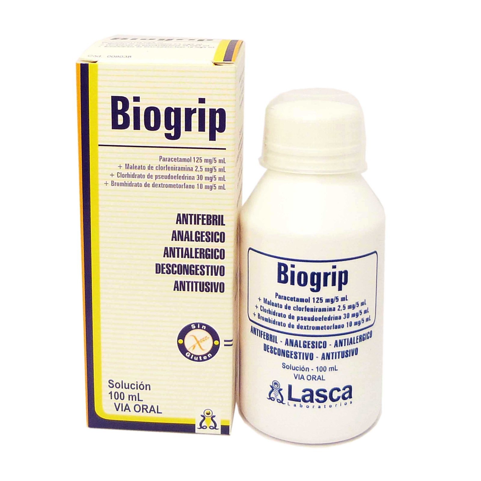 Biogrip Sol. Oral Fco. X 100 Ml.