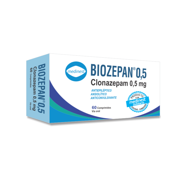 Biozepan © 0,5 Mg Caja X 60 Comp.