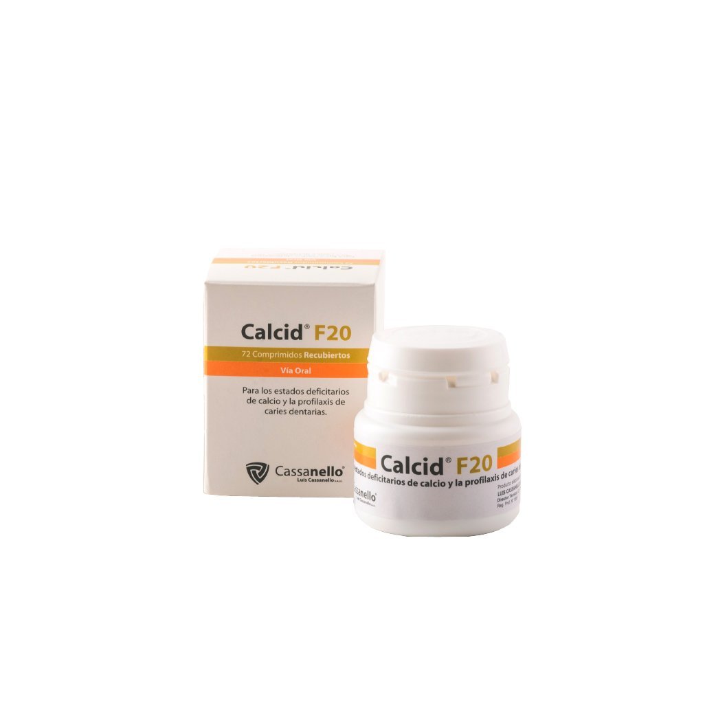 Calcid F 20 Caja X 72 Grag.