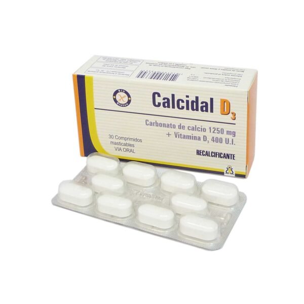 Calcidal D3 Caja X 30 Comp.Mast