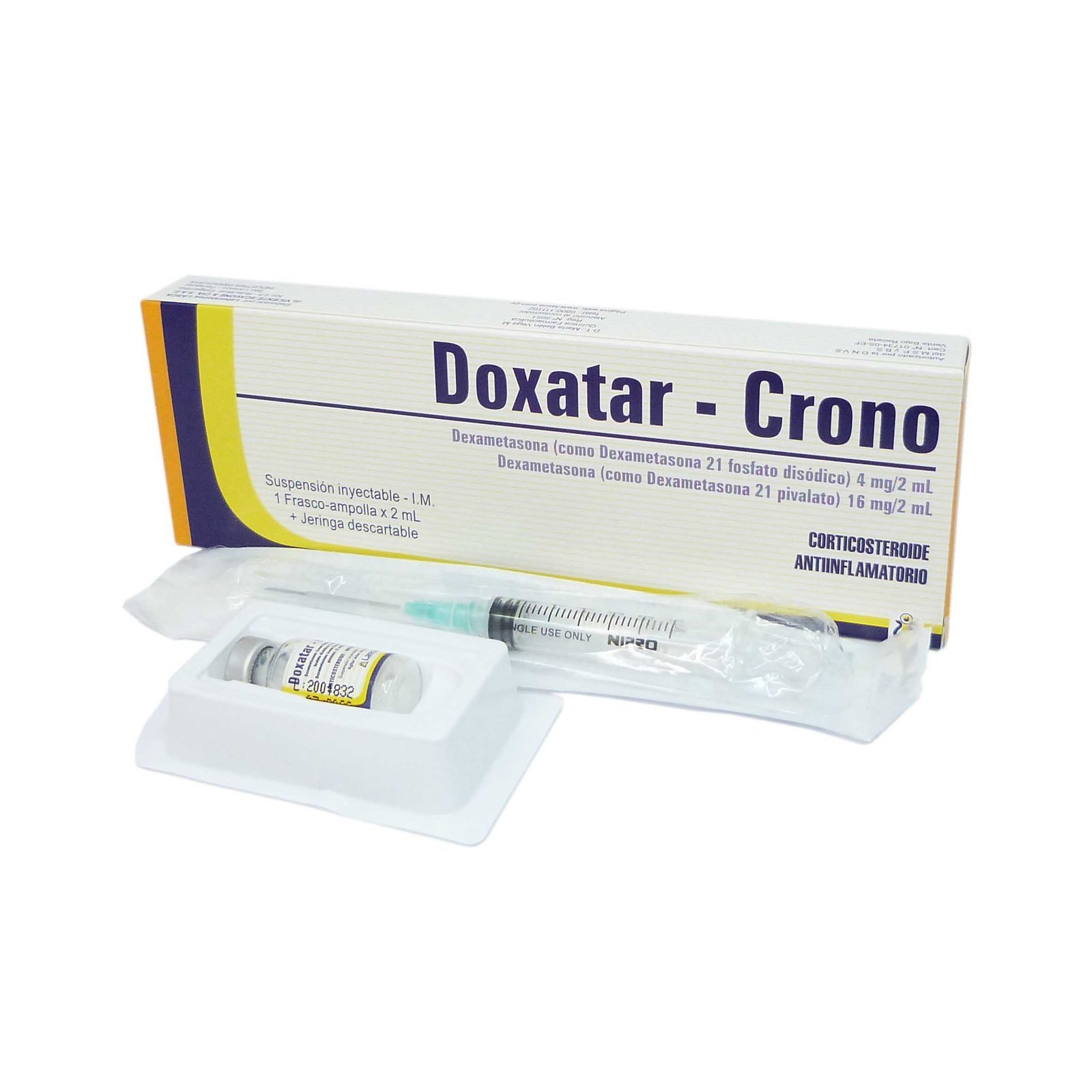 Doxatar Crono Iny. Fco.Amp. X 2 Ml