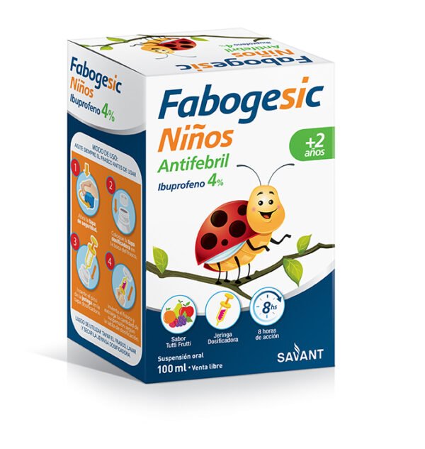 Fabogesic Ni?os 4% Susp. Oral X 100 Ml
