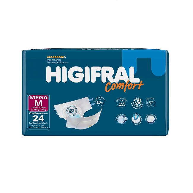Higifral Confort Mega Ad. M X 24 Un