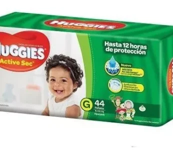 Huggies Active Sec G X 44 Unid.