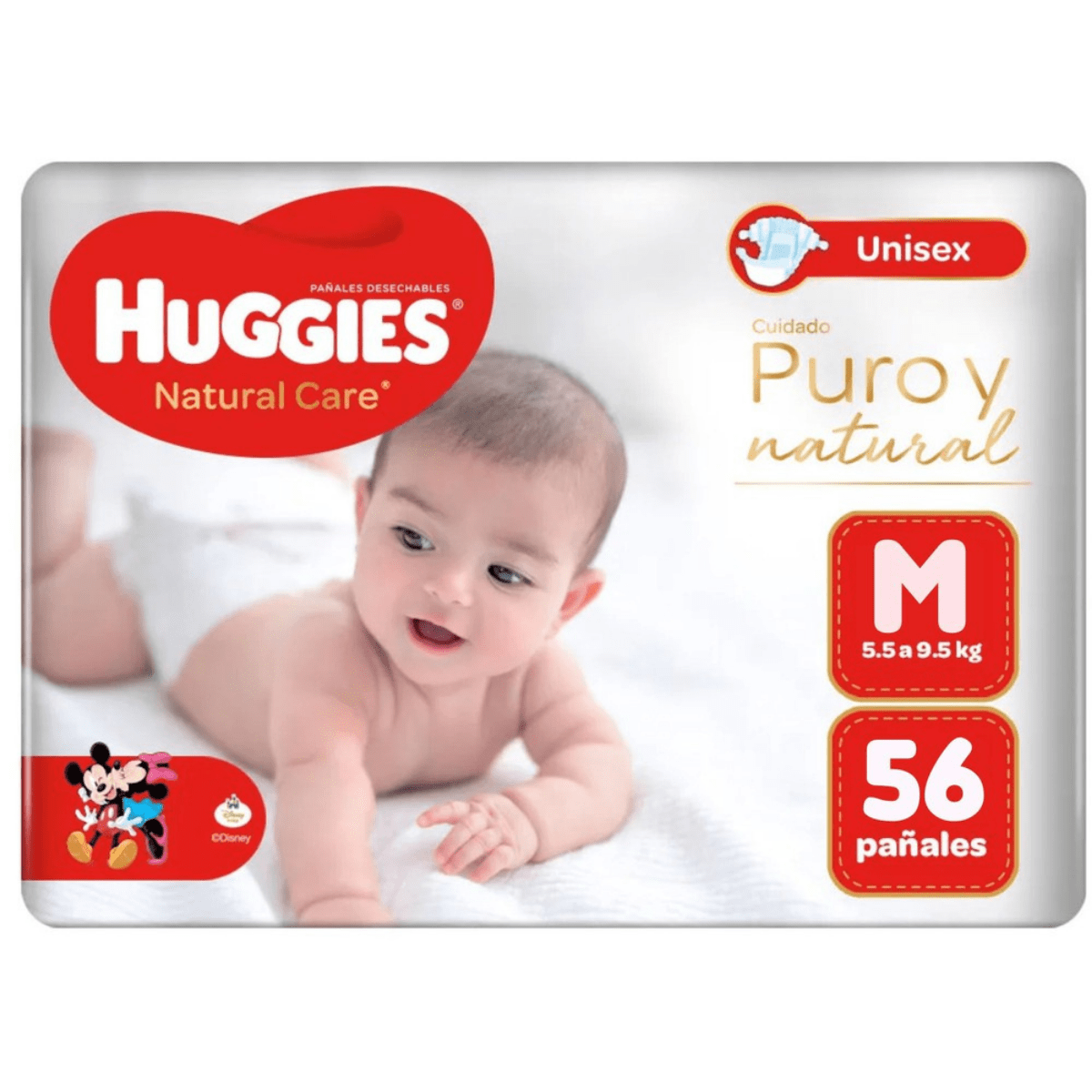 Huggies Natural Care Unisex M X 56 Un