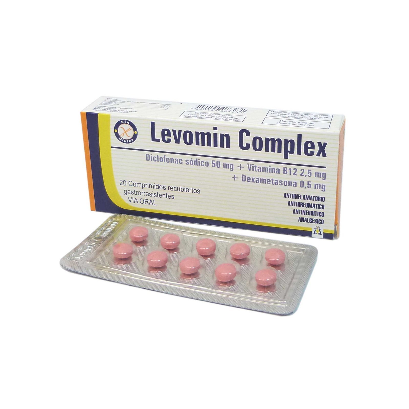 Levomin Complex Caja X 20 Comp