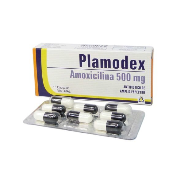 Plamodex 500 Mg Caja X 16 Caps.