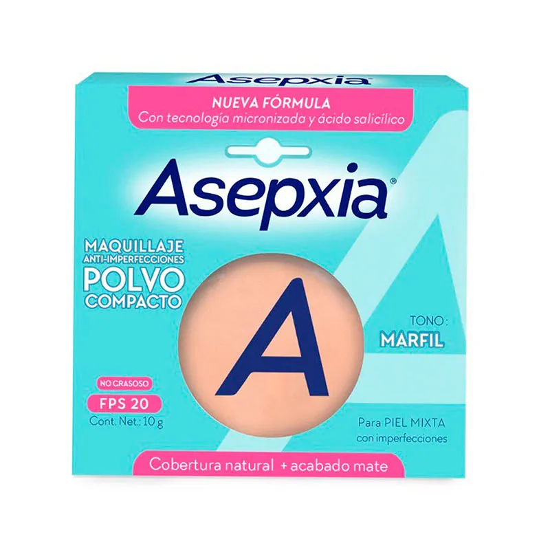 Asepxia Maquillaje Marfil Polvo X 10 Gr