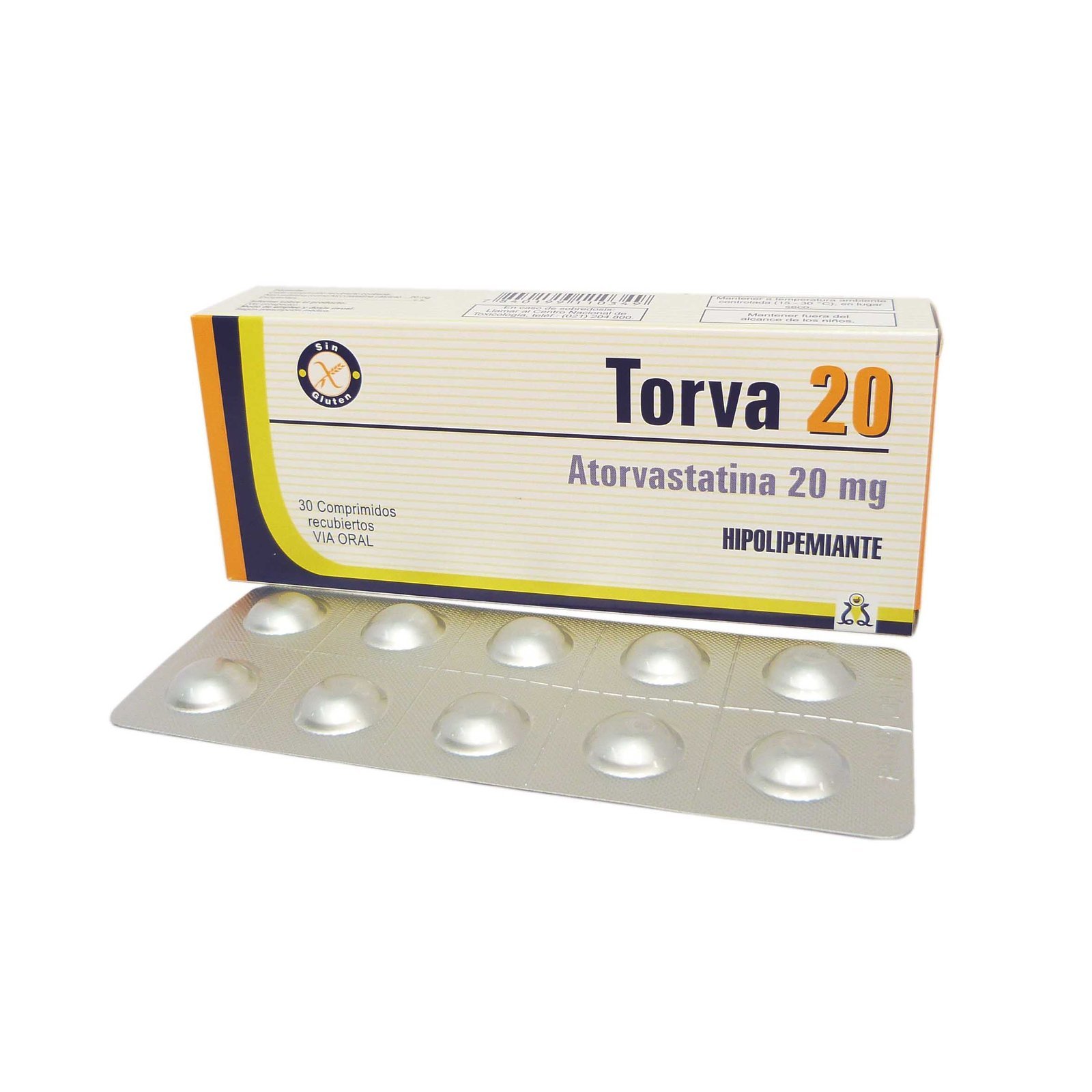 Torva 20 Caja X 30 Comp. Rec.