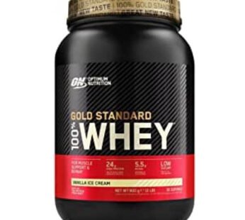 Gold Standard 100% Whey sabor Vainilla Ice Cream Optimum Nutrition x 2Lb